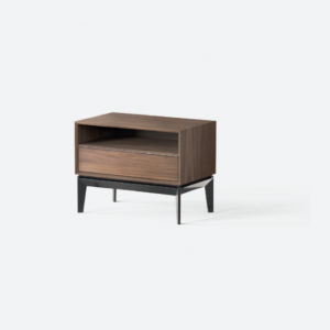 mesa de cabeceira noa em nogueira