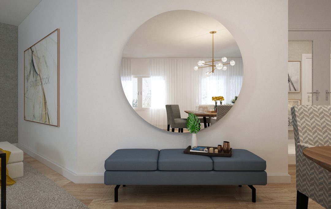 banqueta e decoração